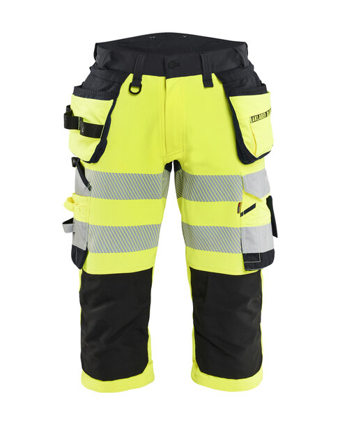 HIGH VIS PIRATENHOSE 4-WEGE STRETCH High Vis Gelb/Schwarz