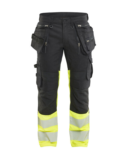 High Vis Hose Stretch Schwarz/Gelb