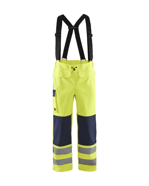 Flammschutz Regenhose Level 2 High Vis Gelb/Marineblau