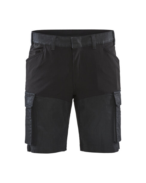 Service Shorts mit Stretch Marineblau/Schwarz