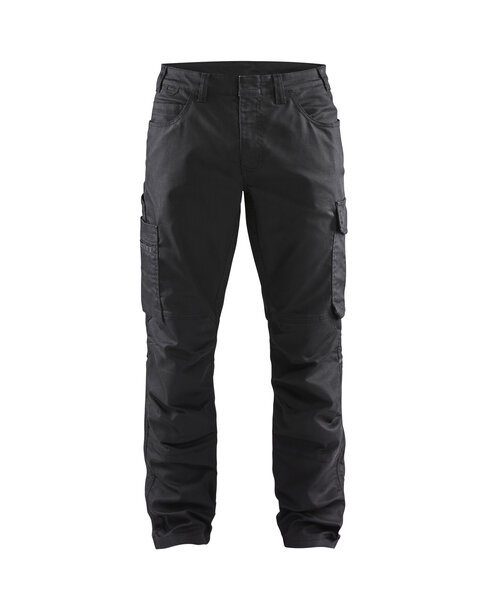 Service Arbeitshose Denim Stretch Schwarz/Schwarz
