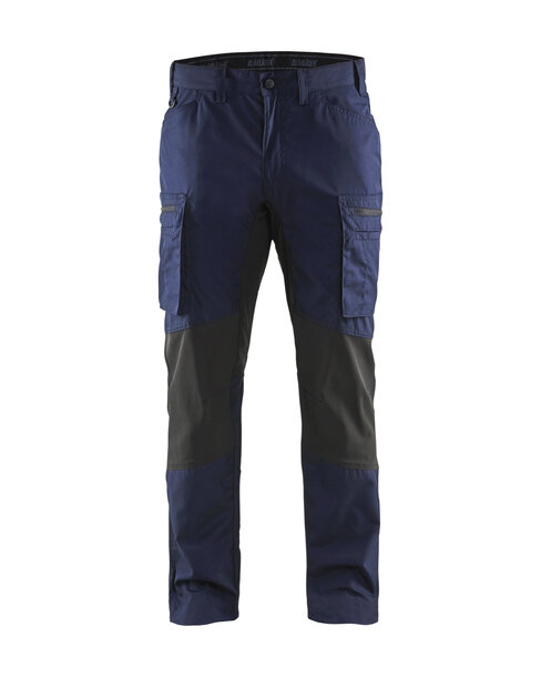 Service Arbeitshose Stretch Marineblau/Schwarz