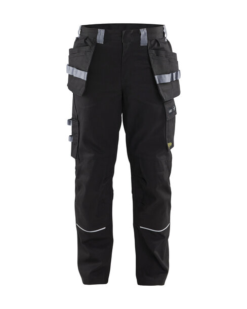 Flammschutz Handwerker Hose Schwarz/Grau
