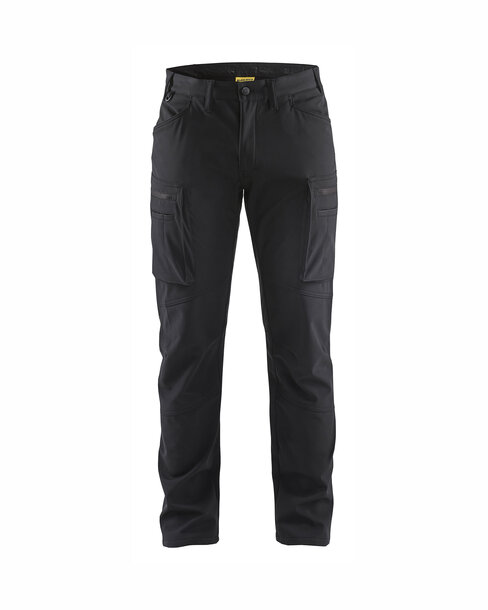 Service Winterhose Softshell Schwarz
