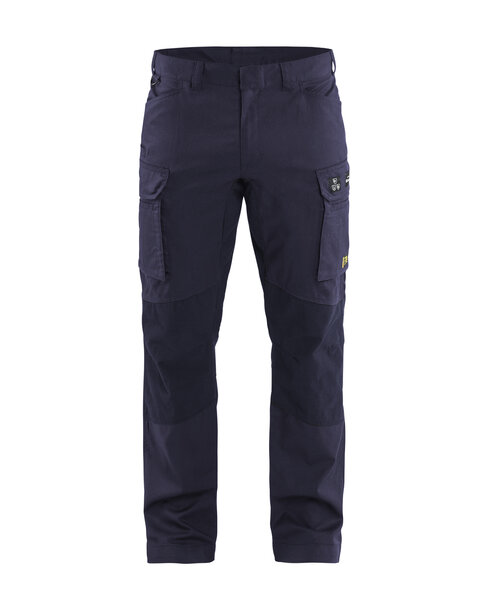 Flammschutz Arbeitshose inhärent mit Stretch Marineblau