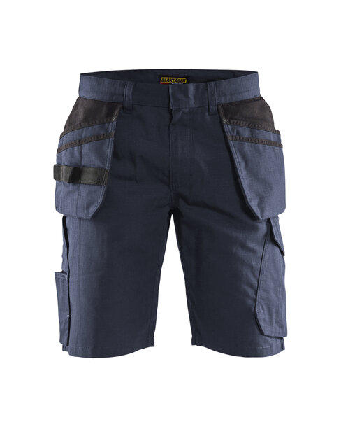 Service Shorts mit Nageltaschen Dunkel Marineblau/Schwarz