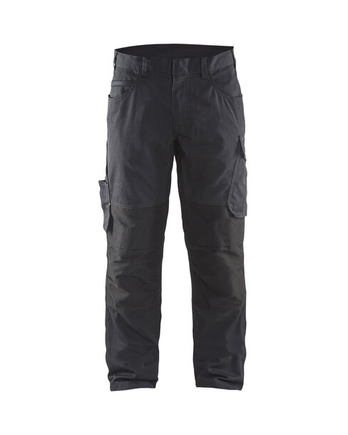 Service Arbeitshose mit Stretch Schwarz/Dunkelgrau