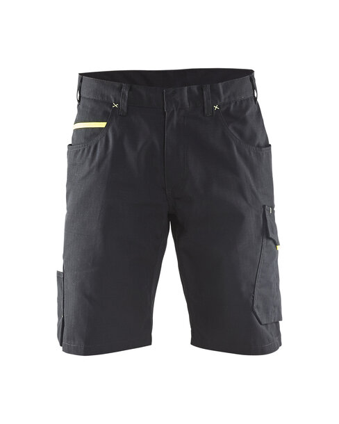 Service Shorts Schwarz/Gelb