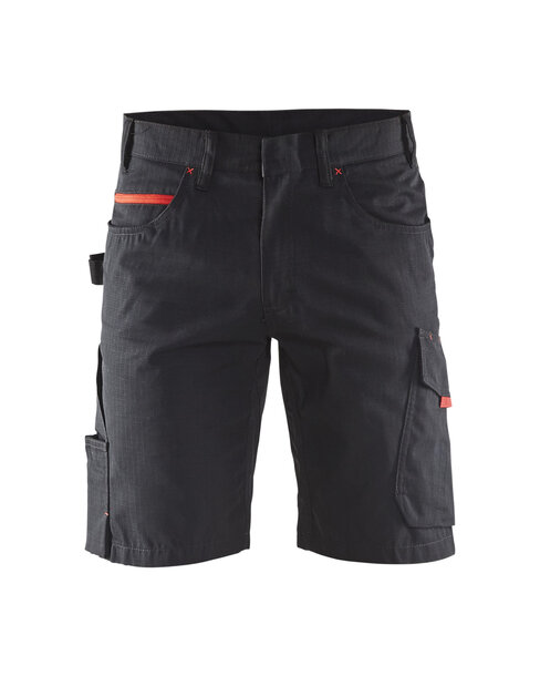 Service Shorts Schwarz/Rot
