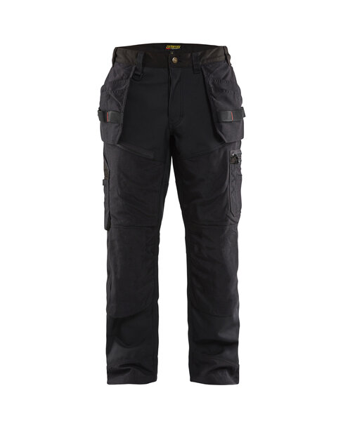 Arbeitshose Softshell X1500 Schwarz