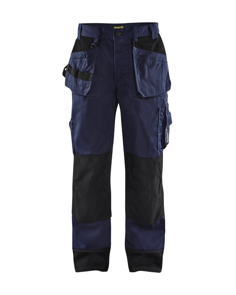 Arbeitshose Multifunktion Marineblau/Schwarz
