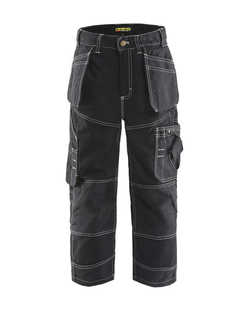 Arbeitshose X1500 Kinder Schwarz
