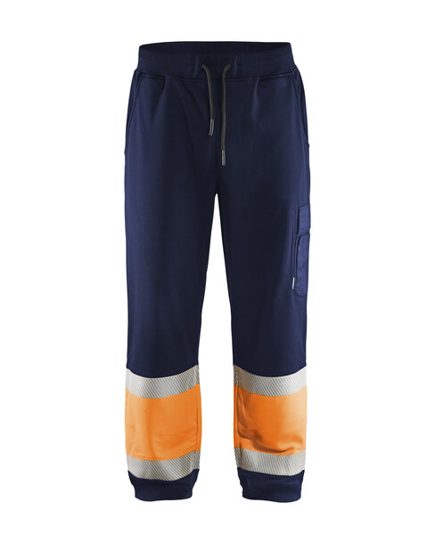 Sweathose Marineblau/Orange