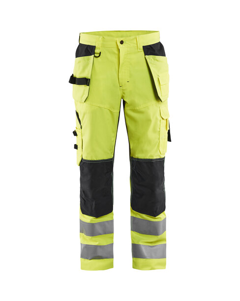 High Vis Arbeitshose mit Ventilationseffekt High Vis Gelb/Schwarz