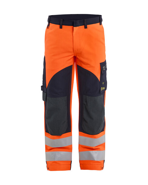 Multinorm Arbeitshose Inhärent High Vis Orange/Marineblau