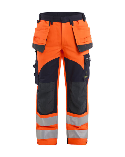 Multinorm Arbeitshose Inhärent High Vis Orange/Marineblau