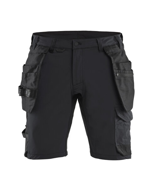 Handwerker Shorts 4-Wege-StretchSchwarz