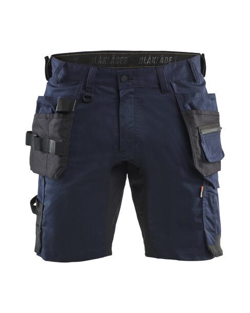 Handwerker Shorts mit StretchDunkel Marineblau