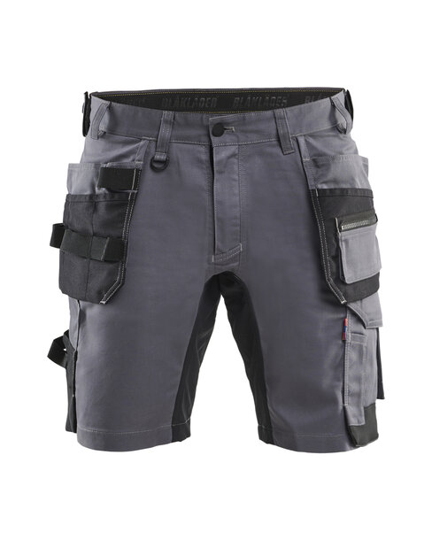 Handwerker Shorts mit StretchMittelgrau