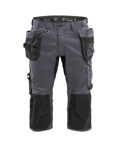 Handwerker Piraten Shorts mit StretchMittelgrau