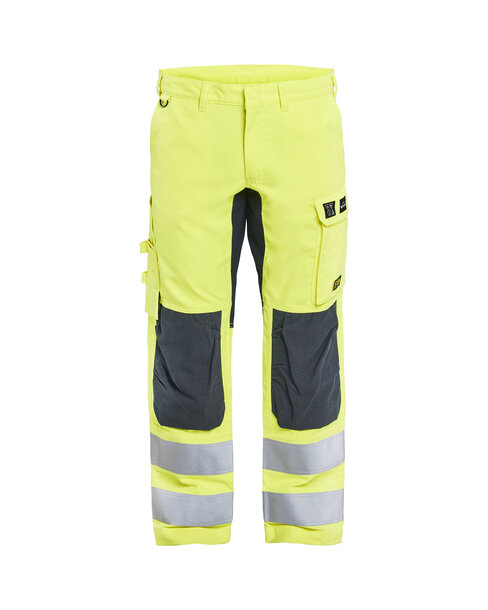 Multinorm Arbeitshose Inhärent mit Stretch High Vis Gelb/Marineblau