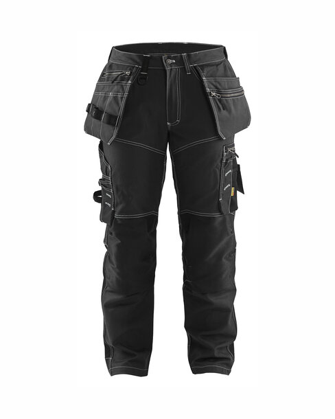 Handwerker Arbeitshose mit Stretch Schwarz