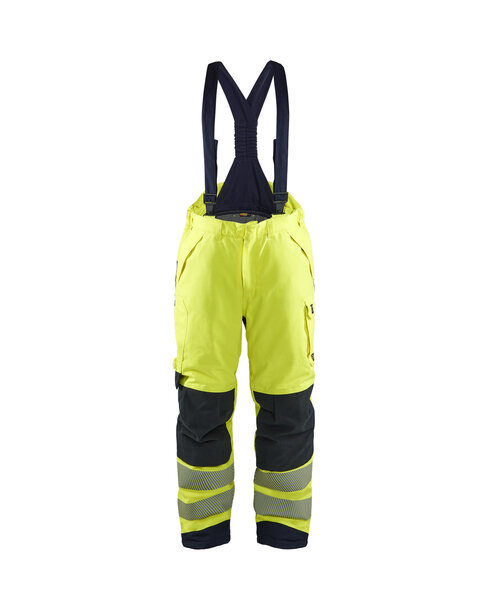 Multinorm Winter Latzhose High Vis Gelb/Marineblau