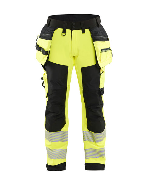 High Vis Softshell Arbeitshose High Vis Gelb/Schwarz