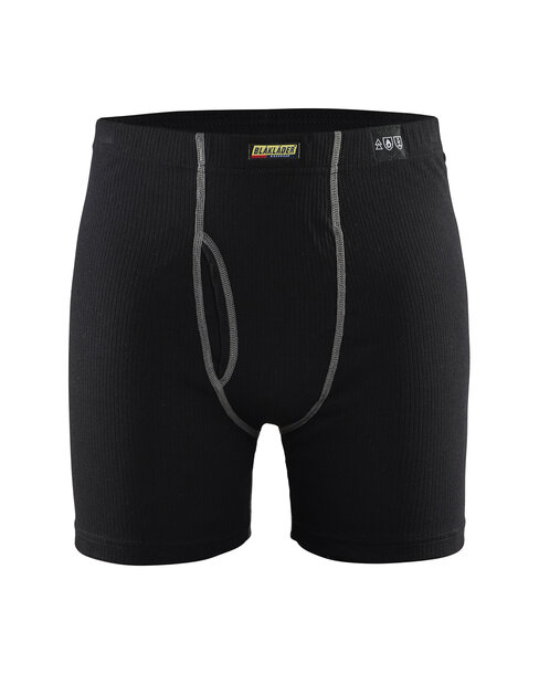 Flammschutz Boxershorts Schwarz