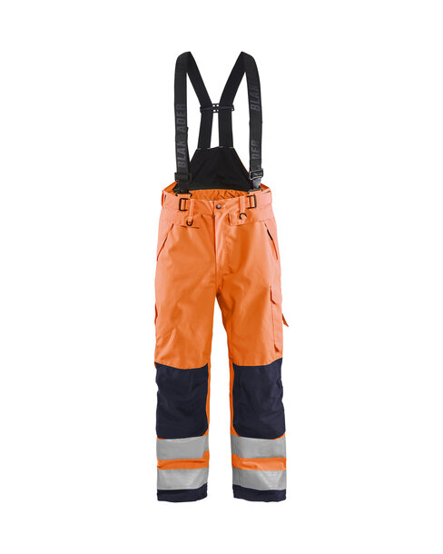 High Vis Shell Arbeitshose High Vis Orange/Marineblau
