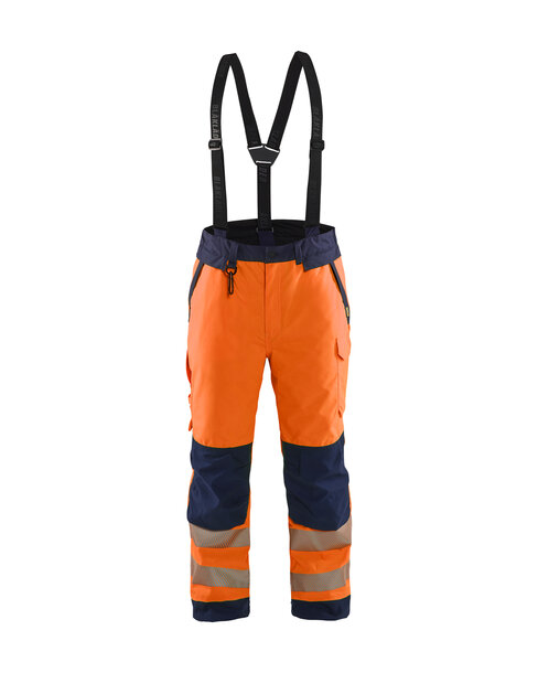 High Vis Winterhose High Vis Orange/Marineblau
