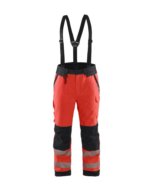 High Vis Winterhose High Vis Rot/Schwarz