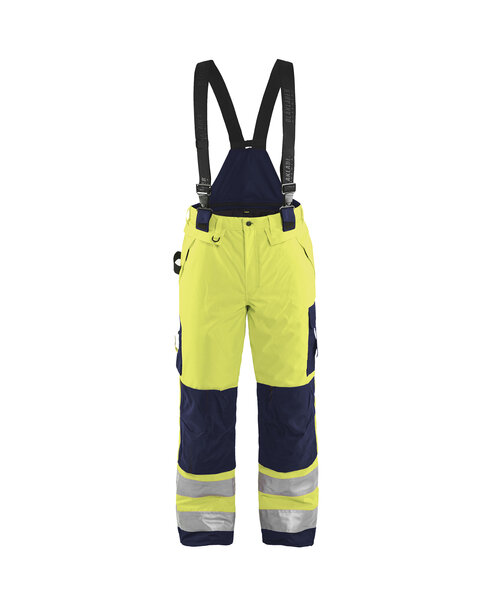High Vis Winter Latzhose High Vis Gelb/Marineblau