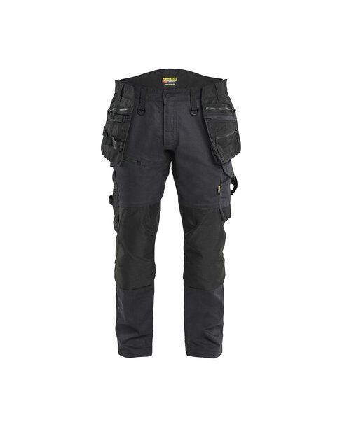 STRIKER Handwerker Arbeitshose mit Stretch Schwarz/Schwarz