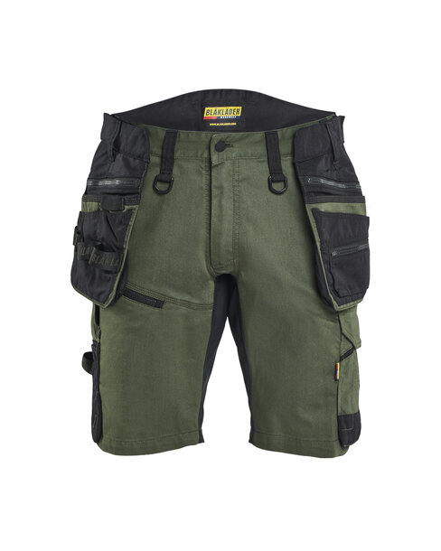 STRIKER Handwerkershorts mit Stretch Waldgrün/Schwarz
