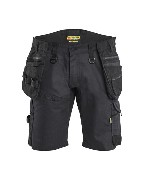 STRIKER Handwerkershorts mit Stretch Schwarz/Schwarz