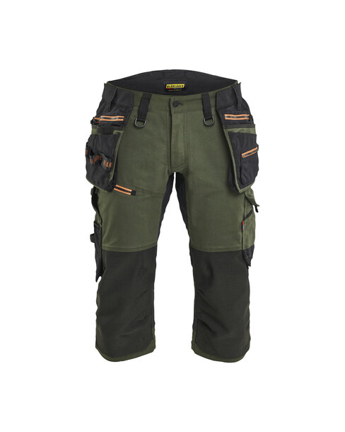 STRIKER Piratenshorts mit Stretch Waldgrün/Rost