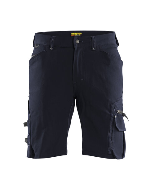 Handwerker Shorts 4-Wege-Stretch ohne Nageltaschen X1900 Dunkel Marineblau/Schwarz