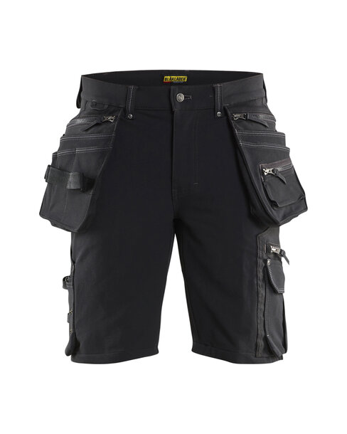 Handwerker Shorts 4-Wege-Stretch X1900 Schwarz