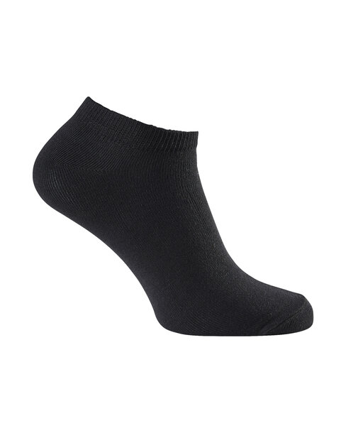 Kurze Baumwoll-Socken 5er-Pack Schwarz