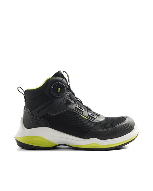 STRIKER Sicherheitsstiefel S3S Schwarz/Limettengrün