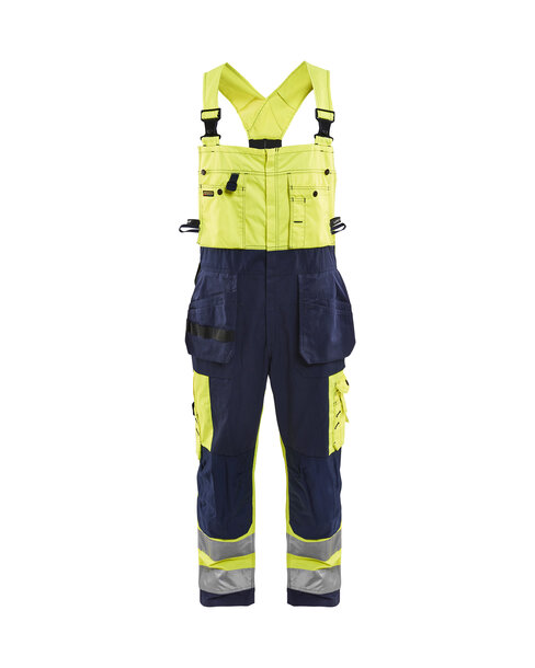 High Vis Latzhose High Vis Gelb/Marineblau