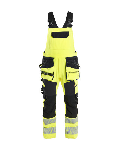 High Vis Latzhose 4-Wege-StretchHigh Vis Gelb/Schwarz
