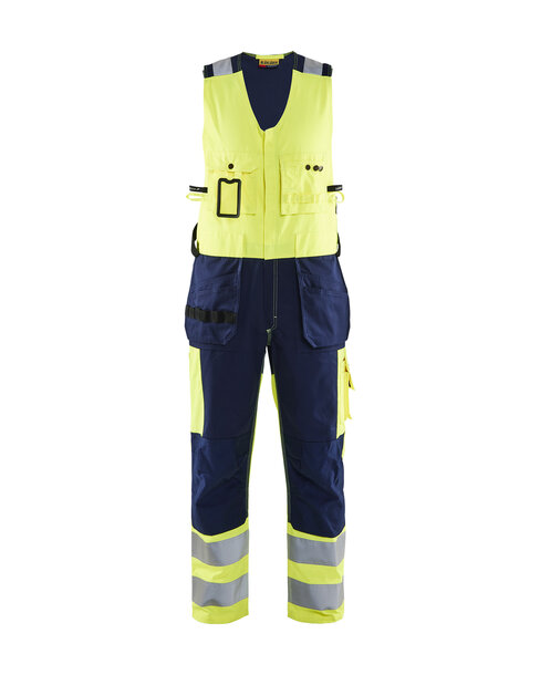 High Vis Kombihose High Vis Gelb/Marineblau