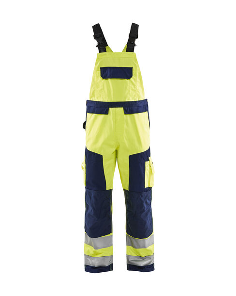 High Vis Latzhose High Vis Gelb/Marineblau