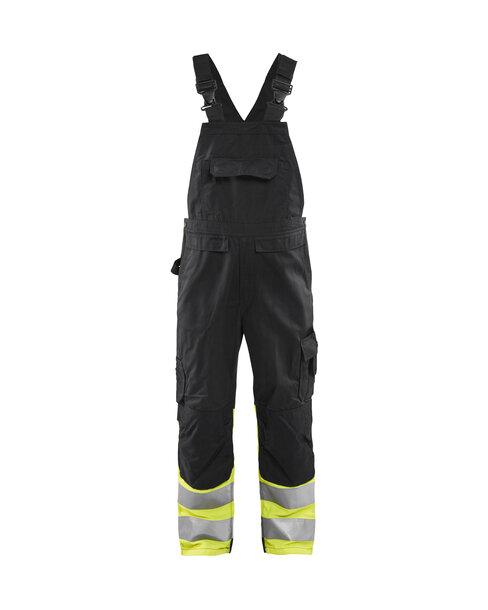 High Vis Latzhose Schwarz/Gelb