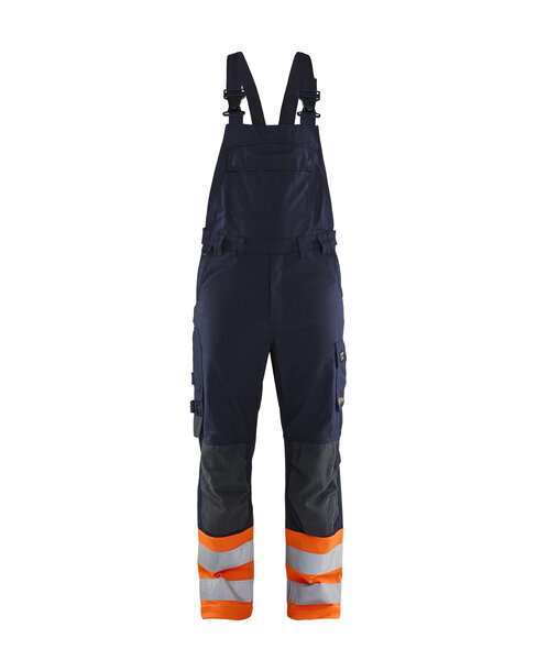 Multinorm Latzhose Inhärent Marineblau/Orange
