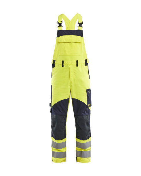 Multinorm Latzhose Inhärent High Vis Gelb/Marineblau