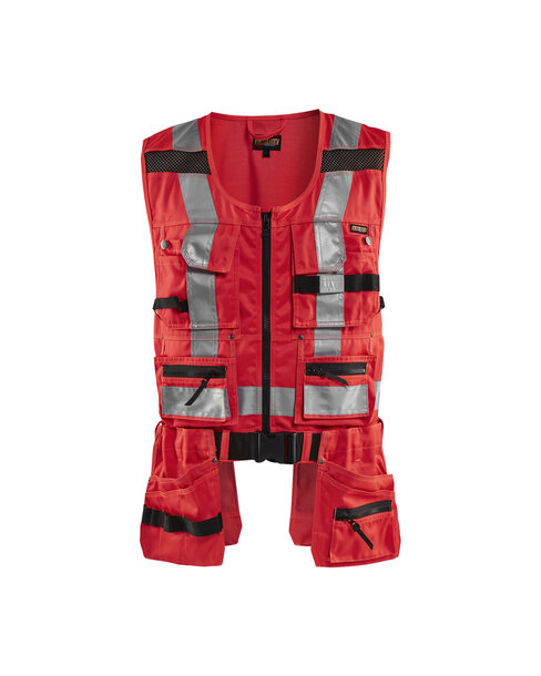 High Vis Werkzeug Weste High Vis Rot