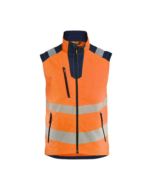 High Vis Weste High Vis Orange/Marineblau
